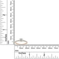 thumbnail image 5 of AFFY 0.50CT Round Lab Created Moissanite Diamond Solitaire Engagement Ring for Women in 14K Solid Rose Gold-5, 5 of 7