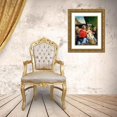 thumbnail image 3 of Lorenzo Lotto 20x24 Gold Ornate Framed and Double Matted Museum Art Print Titled - Virgin and Child with Saints Jerome and Nicholas of Tolentino (1523-1524), 3 of 4
