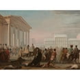 thumbnail image 2 of Jan Krzysztof Damel 14x11 Gold Ornate Wood Frame and Double Matted Museum Art Print Titled - Retreat of Napoleon's Army, 2 of 4