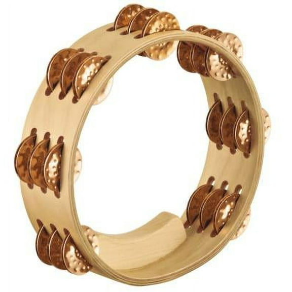 Meinl Percussion Artisan Edition Compact Tambourine, Brass Jingles