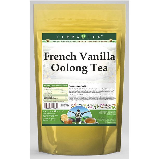 TerraVita French Vanilla Oolong Tea, (French Vanilla, Oolong Tea Bags