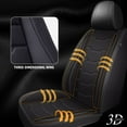 thumbnail image 7 of AOMSAZTO Front Car Seat Covers Fit for Hyundai Azera 2006-2017 Faux Leather Seat Covers Water Resistant Seat Protectors Luxury Auto Interior ( 2 Seats, Black), 7 of 7