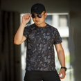 thumbnail image 3 of Camisetas tácticas para deportes al aire libre para hombre, camiseta para senderismo al aire libre, camiseta holgada especial del ejército de algodón de secado rápido, manga corta, sólida y transpirab, 3 of 5
