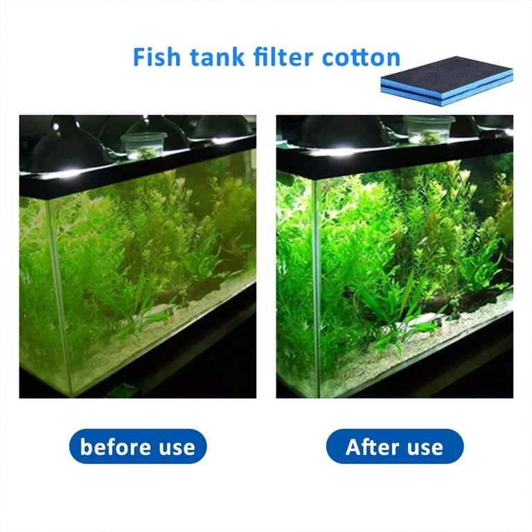 Aquarium Fish Tank Filter Bio Sponge Foam Pond Filtration Sponge Pad Mat  Cotton