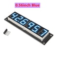 thumbnail image 5 of Módulo de Reloj Digital de Tubo TM1637 de 6 Dígitos, 0,56 Pulgadas y 7 Segmentos con Pantalla LED Azul, 5 of 5