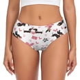 thumbnail image 1 of Balery Dachshund Dog Puppy Ropa Interior de Algodón para Mujer con Dibujo – Braguitas Cómodas y Elásticas, Estilo Clásico-3X-Large, 1 of 6