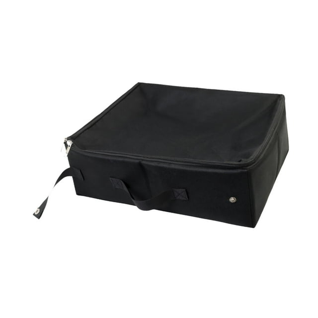Caja de arena portátil con tapa con cremallera y transportista de manija de transporte Caja de viaje fácil para transportar bandeja de arena plegable