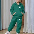 thumbnail image 2 of MEZZALL Outfit Sets Kids Fashion Cozy Long Sleeve Hoodie Sweatshirt And Matching Pants Girls Playful Printed Leisure Comfort Clothes Sets, 2 of 6