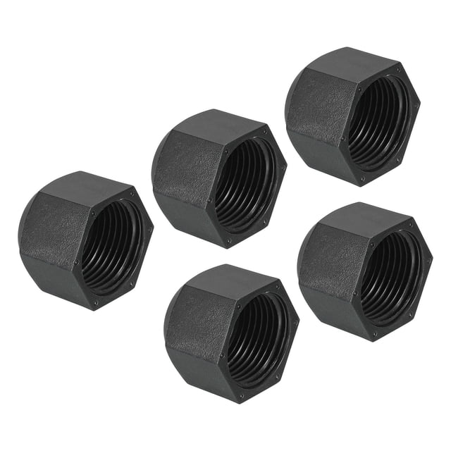 Uxcell Bouchon Évasé en Plastique Filetage Femelle 5 Pcs 45 Degrés Raccord Tube 5/8 Pouces 5