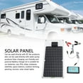 thumbnail image 3 of Panel Solar, Prevenencia de Cortocirco 12V 24V 50W Regulador de Panel Solar 100A Para RVS, 3 of 7