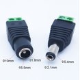 thumbnail image 5 of Adaptador de enchufe de conector macho/hembra de fuente de alimentación de CC, adaptadores de enchufe de 12V usados para Monitor de vídeo, Cable de cámara CCTV, tira de luz LED Adepaton YQ-2490, 5 of 5