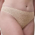 thumbnail image 3 of Chantelle Ladies Thong - String, Softstretch, sin costuras, invisible, Una Talla 3-44, Patrón Norah Nude Talla única, 3 of 3