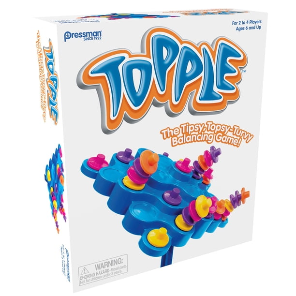 Juego de mesa Pressman Toy Original Topple para 2-4 jugadores a partir de 6 años