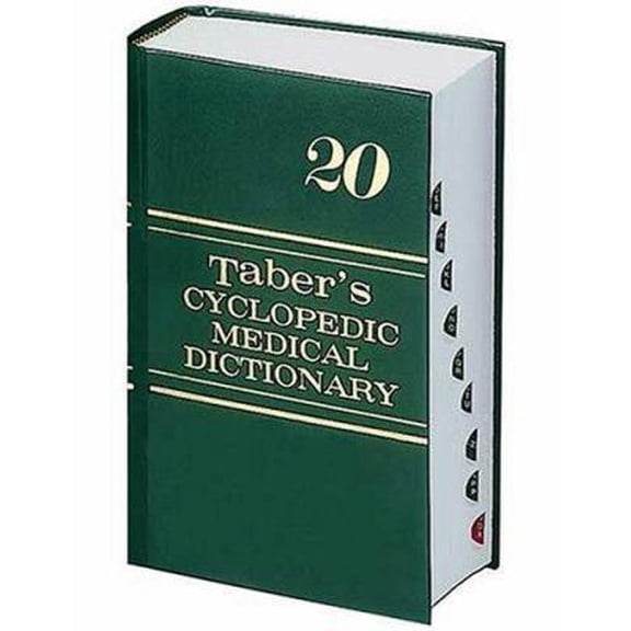 Pre-Owned Taber's Cyclopedic Medical Dictionary: 20th Edition (Thumb Index) (Hardcover) 0803612079 9780803612075
