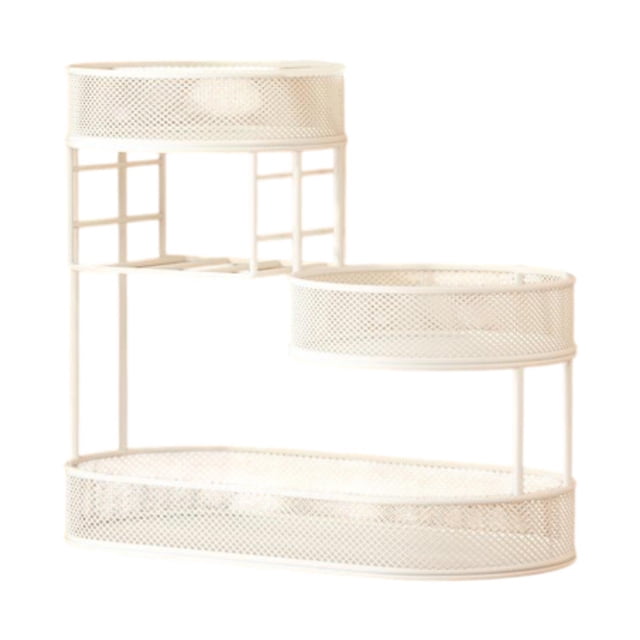 Soporte de cesta de alambre de 3 capas, soporte para frutero, cesta de pan, estante para verduras, cesta de fruta de alambre de Metal, para cocina de