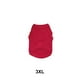 thumbnail image 4 of Methold Ropa para cachorros Algodón Sin hebillas Primavera y verano Chaleco para perros Disfraces Ropa Cachorros Sudadera Camisa para mascotas Verde Ropa para mascotas Rosa roja 3XL Methold PT003787-95B, 4 of 6