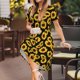 thumbnail image 3 of Balery Sunflower 6 Vestidos sueltos de manga corta para mujer, vestidos de verano 2025, vestidos casuales de corte A con vuelo., 3 of 6
