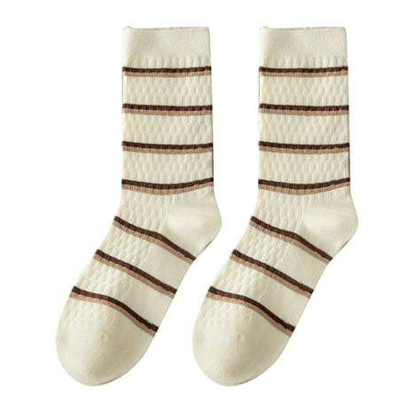 

fvwitlyh High Compression Socks Women Women Autumn And Winter Matching Printing Thickened Warm Mid Tube Womens Flannel Socks
