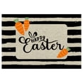 thumbnail image 3 of CoreLiving Easter Bunny Outdoor Mat Spring Welcome Doormat, Non Slip Indoor Entrance Rug, Heavy Duty Low Profile Mat for Front Door Patio Porch Decor 16"x24", 3 of 7