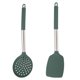 thumbnail image 1 of El sistema a prueba de calor del utensilio de cocina 2Pcs, BPA libera, utensilios de cocina antiadherentes con la manija del acero inoxidable, 1 of 5