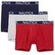 thumbnail image 1 of Boxers tipo bóxer Nautica para hombre, paquete de 3, algodón stretch, 1 of 1