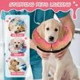 thumbnail image 5 of Donut Inflatable Collar for Dogs and Cats, Soft Recovery Dog Cone After Surgery, Protective Pet Neck Cone for Small, Medium, Large Dogs, Not Block Vision (Pink, L), 5 of 7