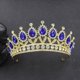 thumbnail image 1 of Zhuge Tiara de boda para novia, diadema de princesa, corona nupcial, joyería para el cabello con diamantes de imitación de cristal, decoración para novia, cumpleaños, graduación, boda (C), 1 of 4