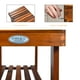 thumbnail image 3 of Banco Organizador de zapatos Costway de 3 niveles madera de acacia color teca, 3 of 5