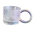 thumbnail image 2 of Tazas de café de vidrio de 250 ml, taza para café con leche, herramienta de cocina, taza para bebida de desayuno con diseño creativo Estilo C, 2 of 6