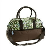 Baby Connection - Microfiber Geometric-Print Diaper Bag, Brown