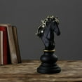 thumbnail image 3 of Piezas de ajedrez de resina Clásico Rey Reina Caballero Juego de ajedrez Caballo 142x114x27cm Sunnimix Figura estatuas de ajedrez, 3 of 7
