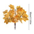 thumbnail image 3 of Thanksgiving Maple Leaf Bouquet, Halloween Decor, Fall Harvest Decoration, Autumn Home Accent, Harvest Festival Centerpiece, Fireplace Table Door Display, 3 of 6