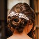 thumbnail image 2 of Catery Peine Para El Pelo De Novia Con Diamantes De Imitación, Accesorios Para El Pelo Para Novia, Para Mujeres Y Niñas, Paquete De 2 (Oro Rosa), 2 of 5