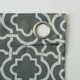 thumbnail image 4 of Sun Zero Barnett Trellis Blackout Grommet Curtain Panel, 40"X63", Gray, 4 of 9