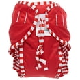 thumbnail image 2 of Kushies Reusable Swim Diaper, Red Solid, Small, 2 of 6