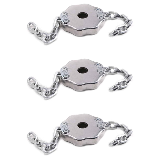 3X Cortador de Cepillo de Cadena ElectróNico Profesional Duradero de Acero Al Manganeso, Herramientas de JardíN, Cabezal de Corte para JardíN