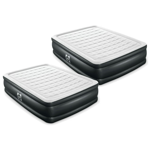 Sealy Tritech Matelas Pneumatique Grand 20 Pouces pour 2 Personnes avec Pompe CA Intégrée, Lot de 2