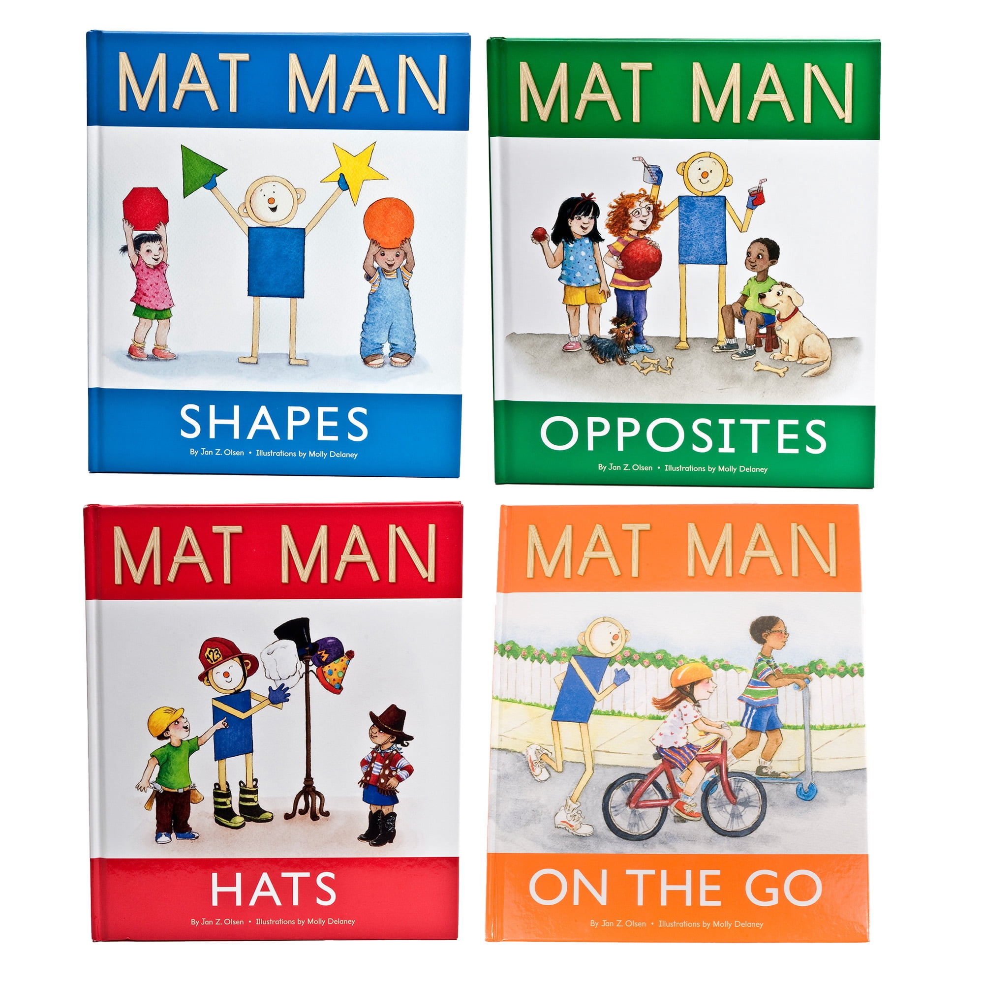 Learning Without Tears Build Mat Man Kit - Includes Wood Pieces Sets, Mat, Sing Along CD, Mat Man Book Set with Mat Man Poster, Mat Man Hands