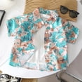 thumbnail image 2 of Povozer Toddler Baby Boy Summer Outfit Baby Boy Clothes Toddler Boys Short Sleeve Graphic Tee,Size 3-4 Years,Green, 2 of 4