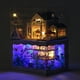 thumbnail image 3 of Casa ñecas miniatura con muebles, de casa ñecas de madera DIY, habitación creativa para regalo de San Valentín- Seaside SM SunniMix Casa de muñecas artesanales, 3 of 7