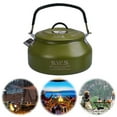 thumbnail image 4 of Yucurem 0.8L Stainless Steel Ultralight Camping Kettle with Handle for Travel Camping Kitchen Utensils (Army Green), 4 of 10