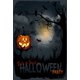 thumbnail image 2 of Fondo de Fotografía ABPHQTO Halloween 150x220cm con Cara de Calabaza Murciélago y Luna, 2 of 2