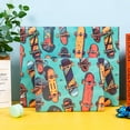 thumbnail image 6 of Skateboard Wrapping Paper for Boys Girls Kids Men Dad - Funny Sports Design Gift Wrap for Birthday，Holiday，Party, fathers day - 20 X 28 Inch Per Sheet(6 Sheet), 6 of 14
