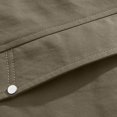 thumbnail image 5 of Bxsruta Mens Mid Length Trench Coat Plaid Lined Casual Outerwear Windbreaker with Pockets, 5 of 8