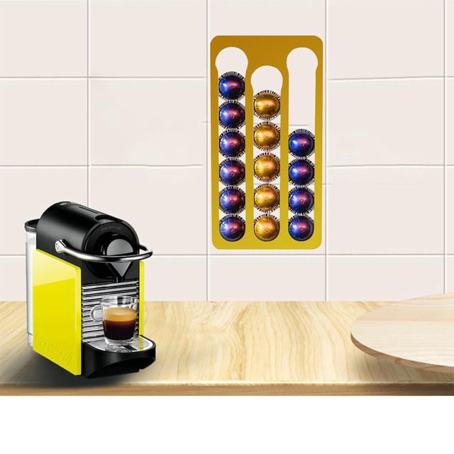 Soporte para cápsulas de para cápsulas originales de necespresso adecuado para montarse /debajo del pequeña para cápsulas de Oro BLESIY soportes para monodosis de café