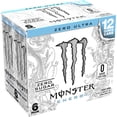 thumbnail image 4 of Monster Energy, Zero Ultra, Sugar Free Energy Drink, 6 Pack - 12 Fl Oz, 4 of 6