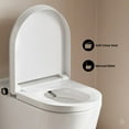 thumbnail image 4 of Hugo H Wall-Hung Toilet in Glossy White with Manual Bidet and Supporting Frame, 4 of 13