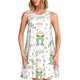 thumbnail image 1 of Balery Frog and Mushrooms Vestidos de verano para mujer con estampado: vestido holgado sin mangas, vestido playero informal y cómodo para días calurosos., 1 of 7