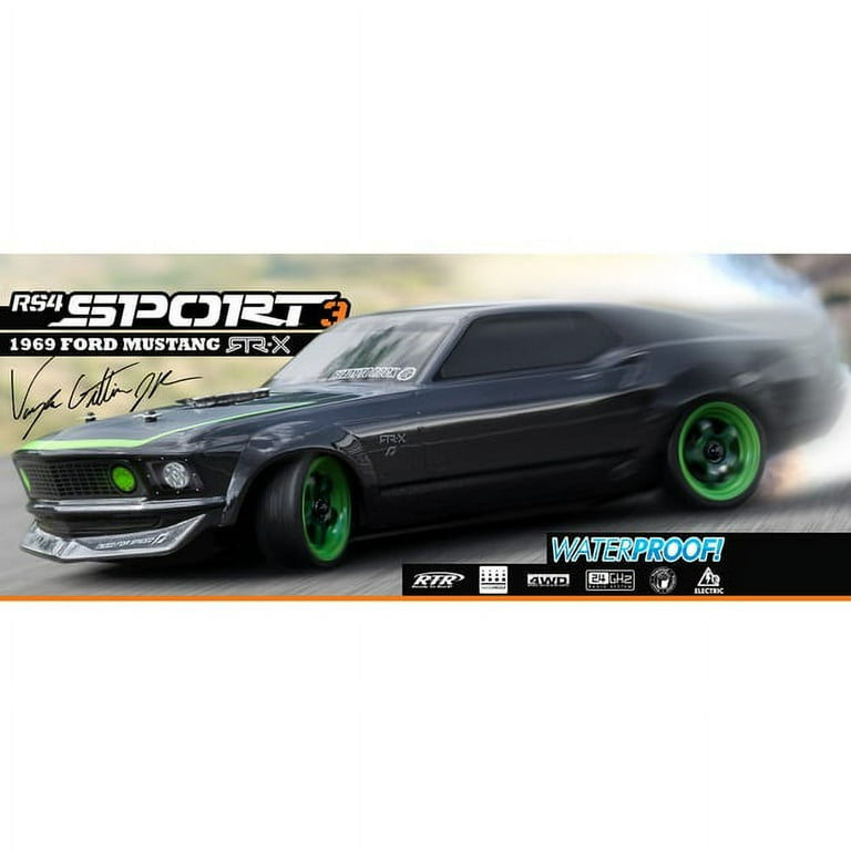 HPI Racing HPI120102 RS4 Sport 3 for 1969 Mustang RTR-X - Walmart.com
