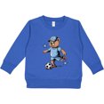 thumbnail image 2 of Inktastic Boys Soccer Bear Toddler Sweatshirt, 2 of 4
